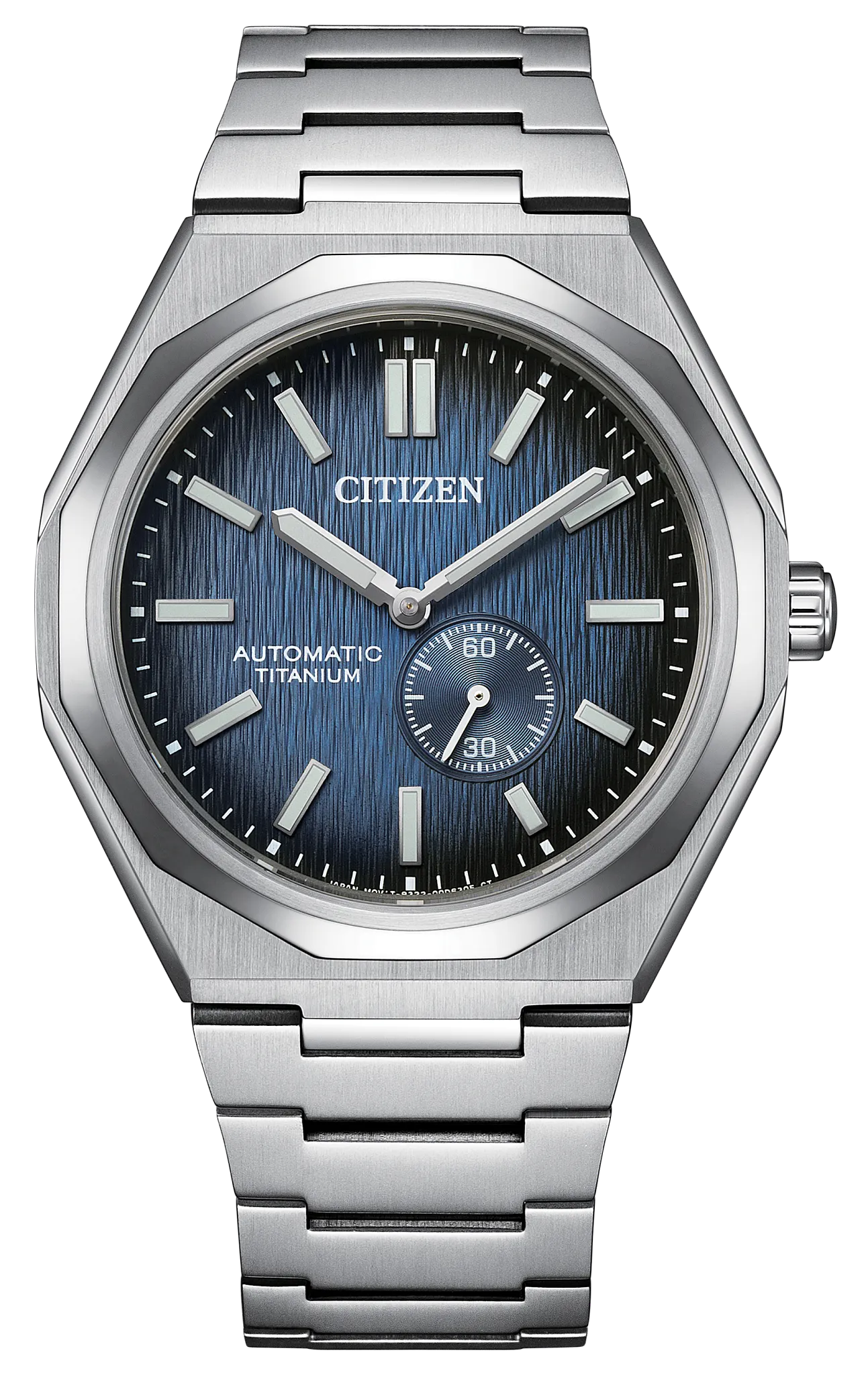 Zenshin 60 Mechanical Blue Dial Super Titanium Bracelet NK5020-58M